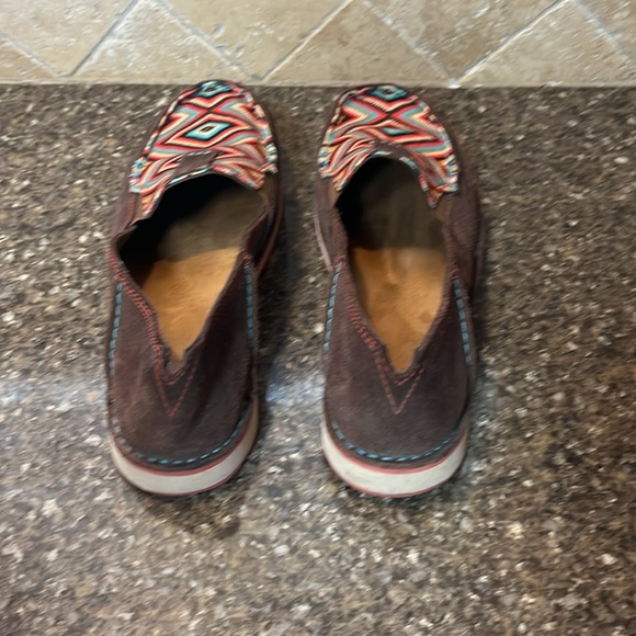 Ariat Aztec print slip on Loafer - Picture 3 of 7